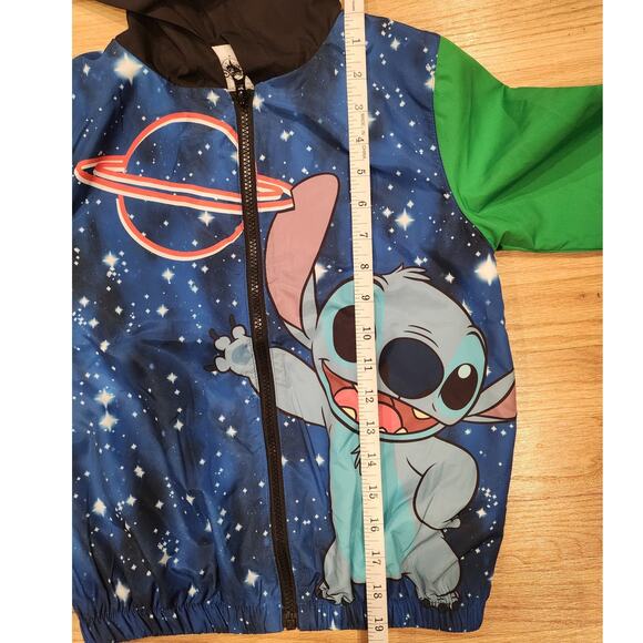 Stitch Disney Lilo & Stitch windbreaker jacket childrens sz Small - Picture 4 of 5